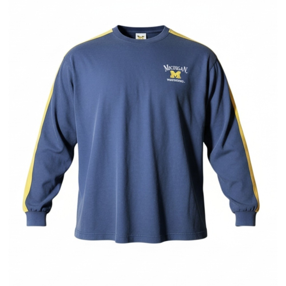 Vintage Michigan Wolverines Pro Player Long Sleeve Shirt  XXL  NCAA VR‎